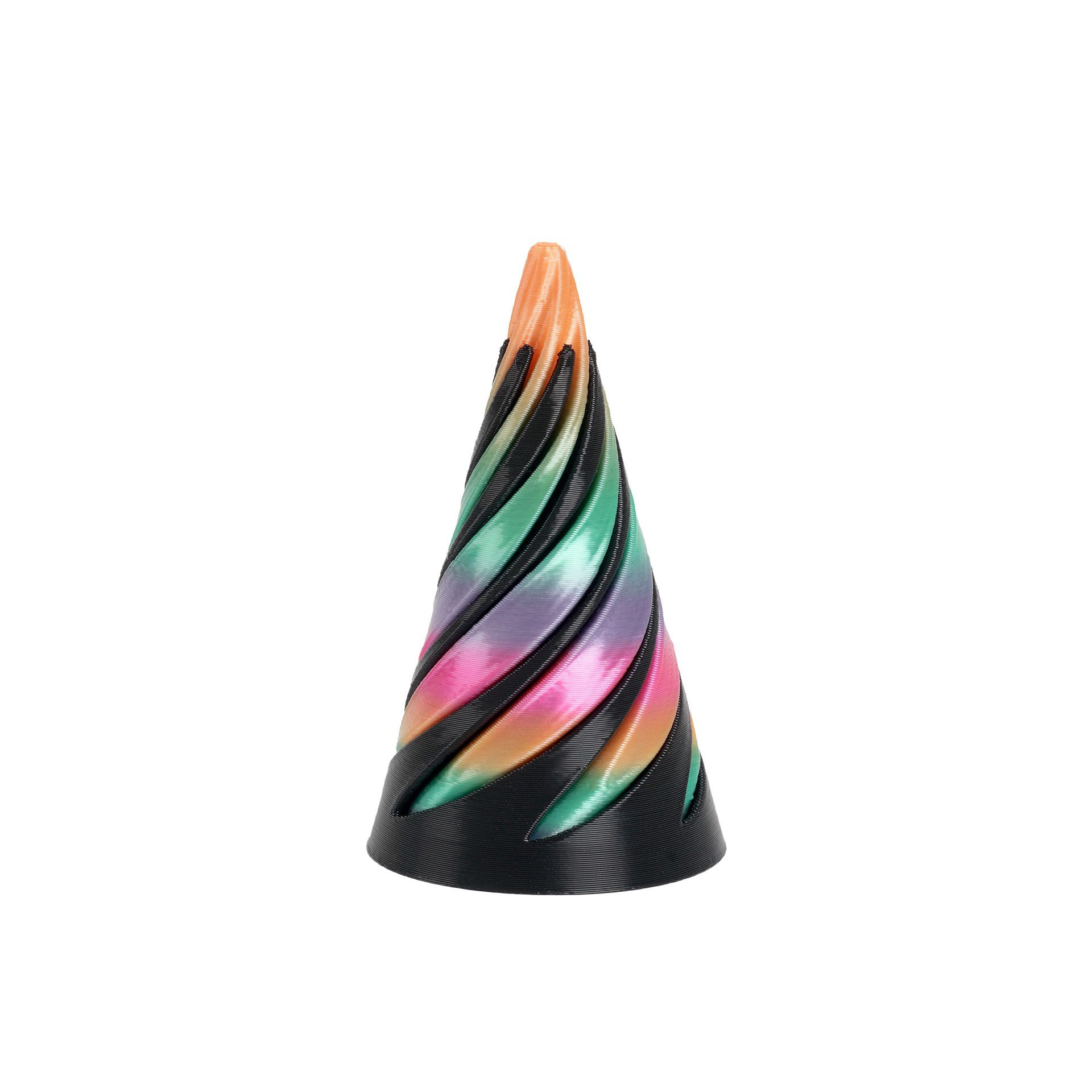 3D Custom Printed Spinning Stress Relief Toy, 3D Printed Dragon Figurine, Educational Cone-Shaped Dual-Color Puzzle Toy