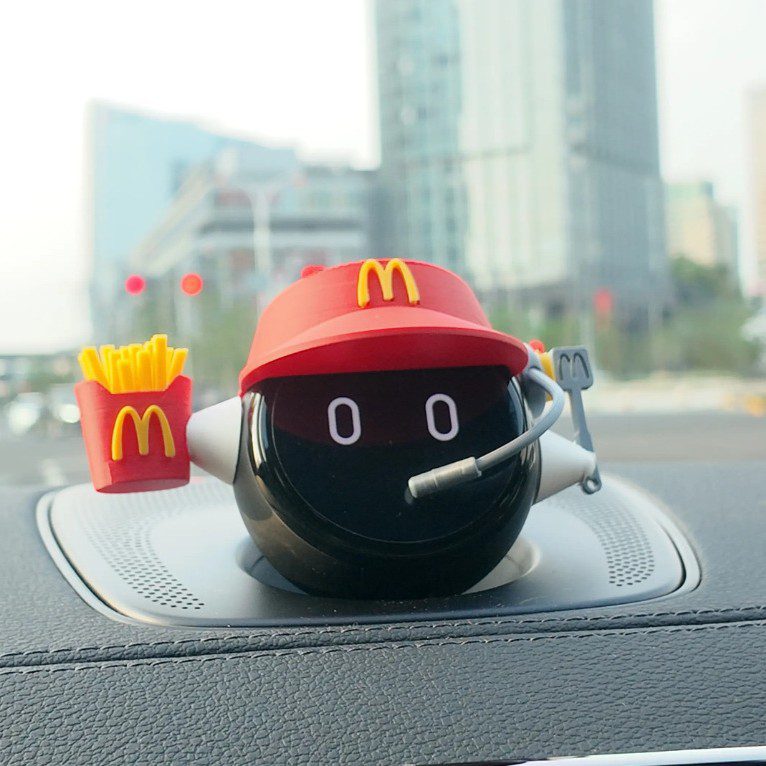 3D Custom Printed Decoration Set Mcdonald's Stress Relief Toys 3D Printed Figurines Hats Fries Cola