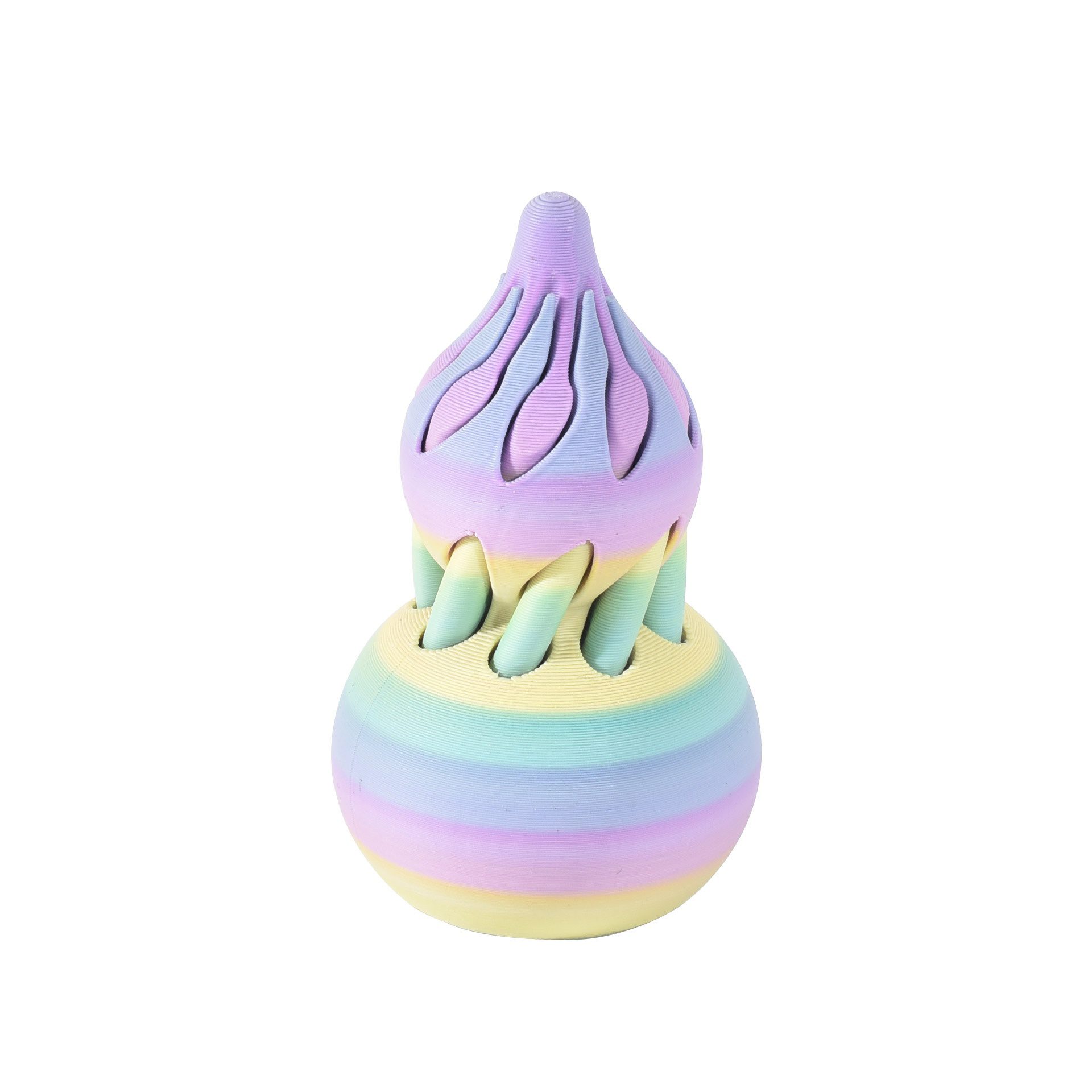 3D Printed Spiral Stress-Relief Gourd Gadget for Adults and Children, Fingertip Toy Gift, Desktop 3D Printed Toy