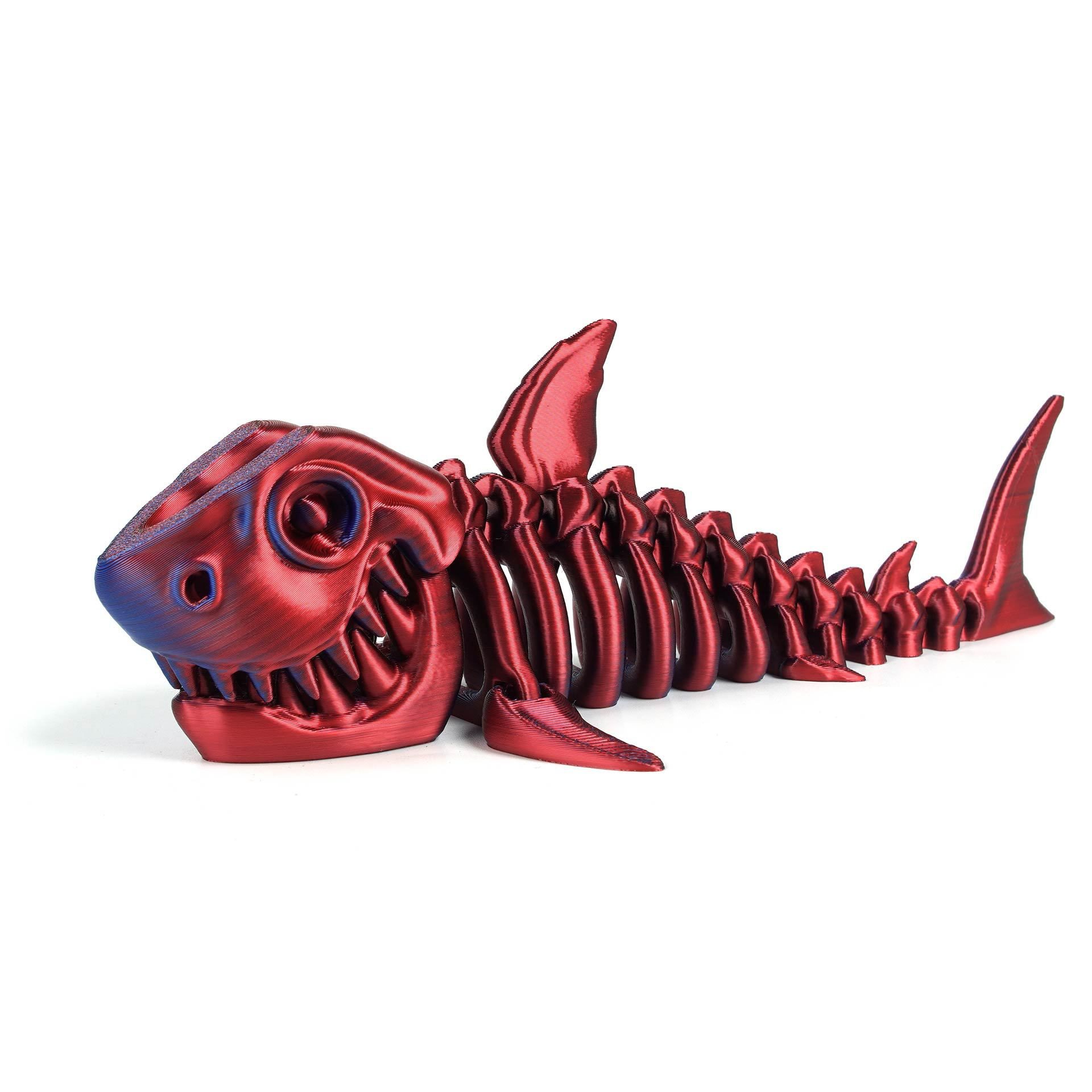 3D Printed Dragon Figurine with Movable Shark Joints, Creative Children's 3D Toy, Cross-Border Wholesale Craft Simulation